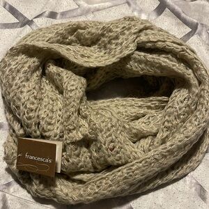 Brand new  Francesca’s sequin infinity scarf